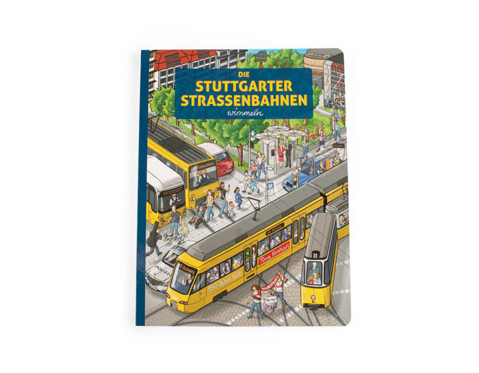Wimmelbuch Die Stuttgarter Straßenbahnen